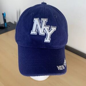 Blue New York NY Kbethos Youth Adjustable Hat Cap, Unisex Kids